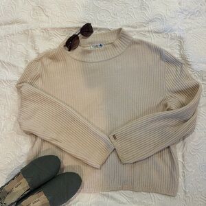 St. John Sport by Marie Gray Cream Turtleneck Sweater